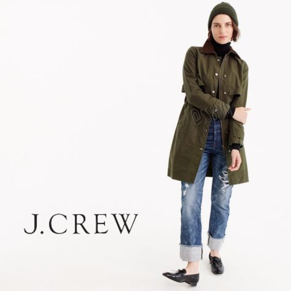 NEW 🥂 J. Crew Fall Collection Trench Coat - Picture 4 of 7